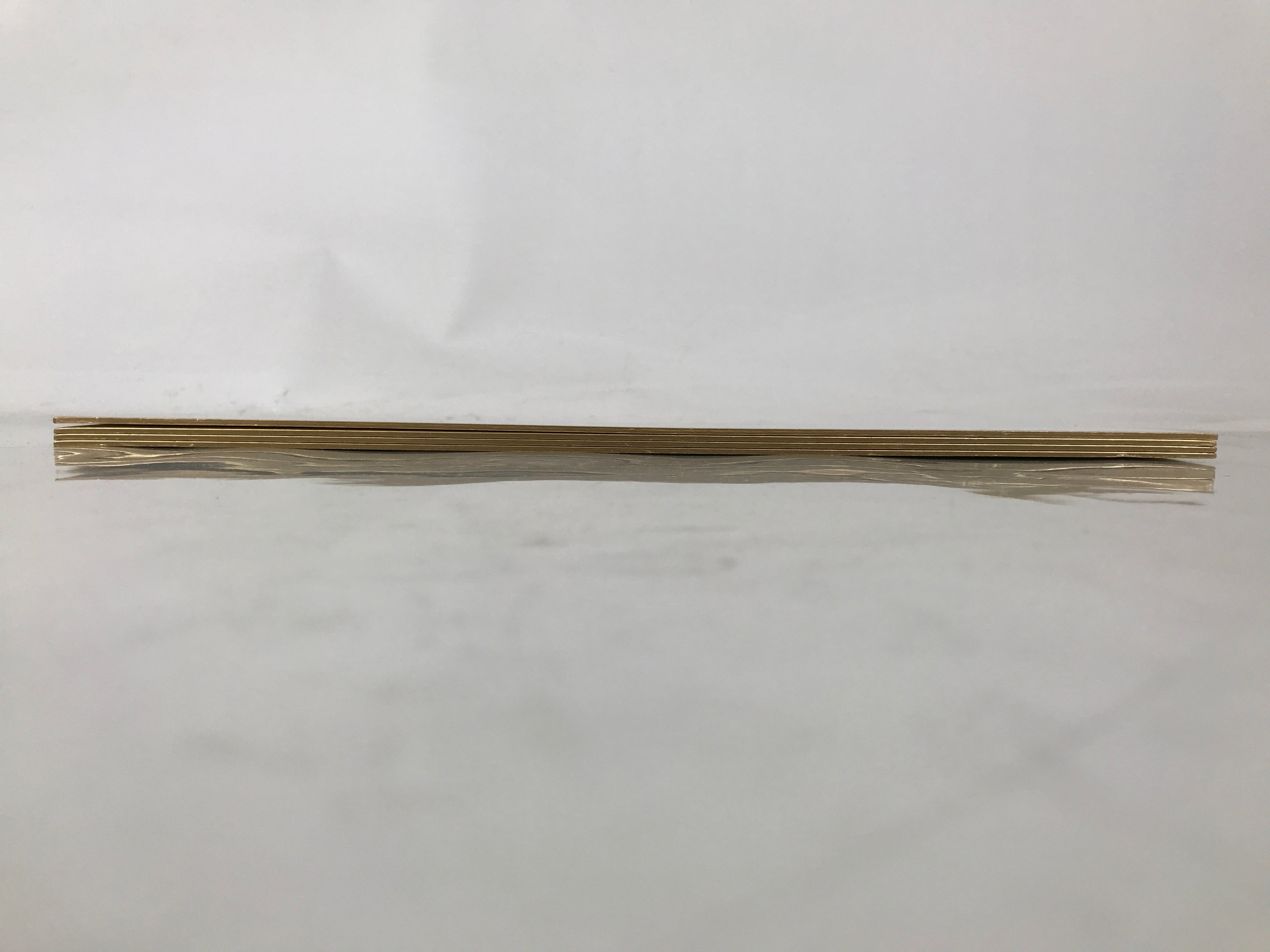 Japanese Blank Tanzaku Shikishi Art Board Set Vtg 4pcs White Gold Border A746