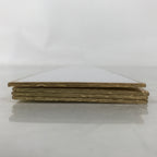 Japanese Blank Tanzaku Shikishi Art Board Set Vtg 4pcs White Gold Border A746