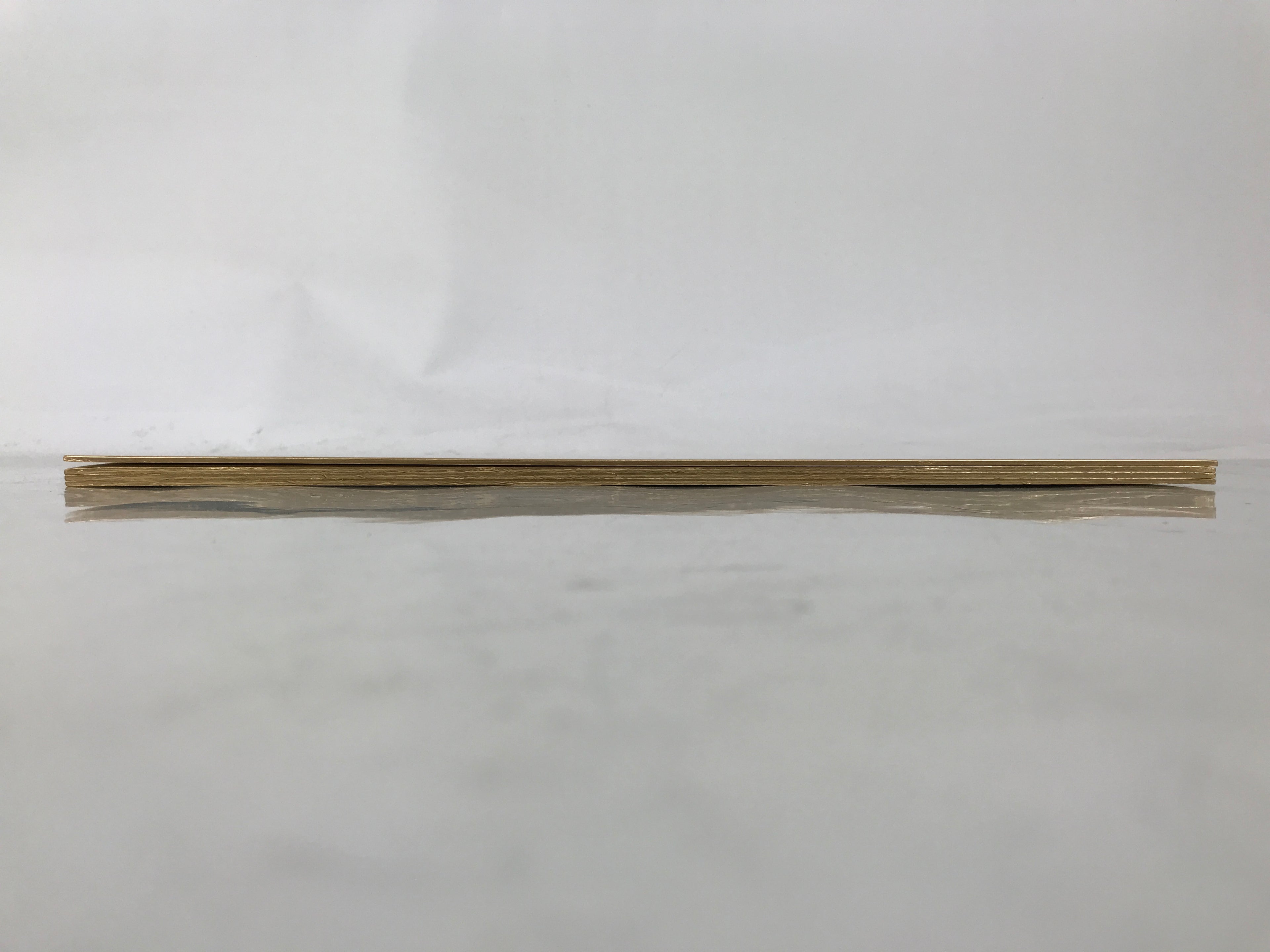 Japanese Blank Tanzaku Shikishi Art Board Set Vtg 4pcs White Gold Border A746