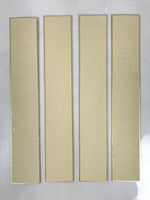 Japanese Blank Tanzaku Shikishi Art Board Set Vtg 4pcs White Gold Border A747