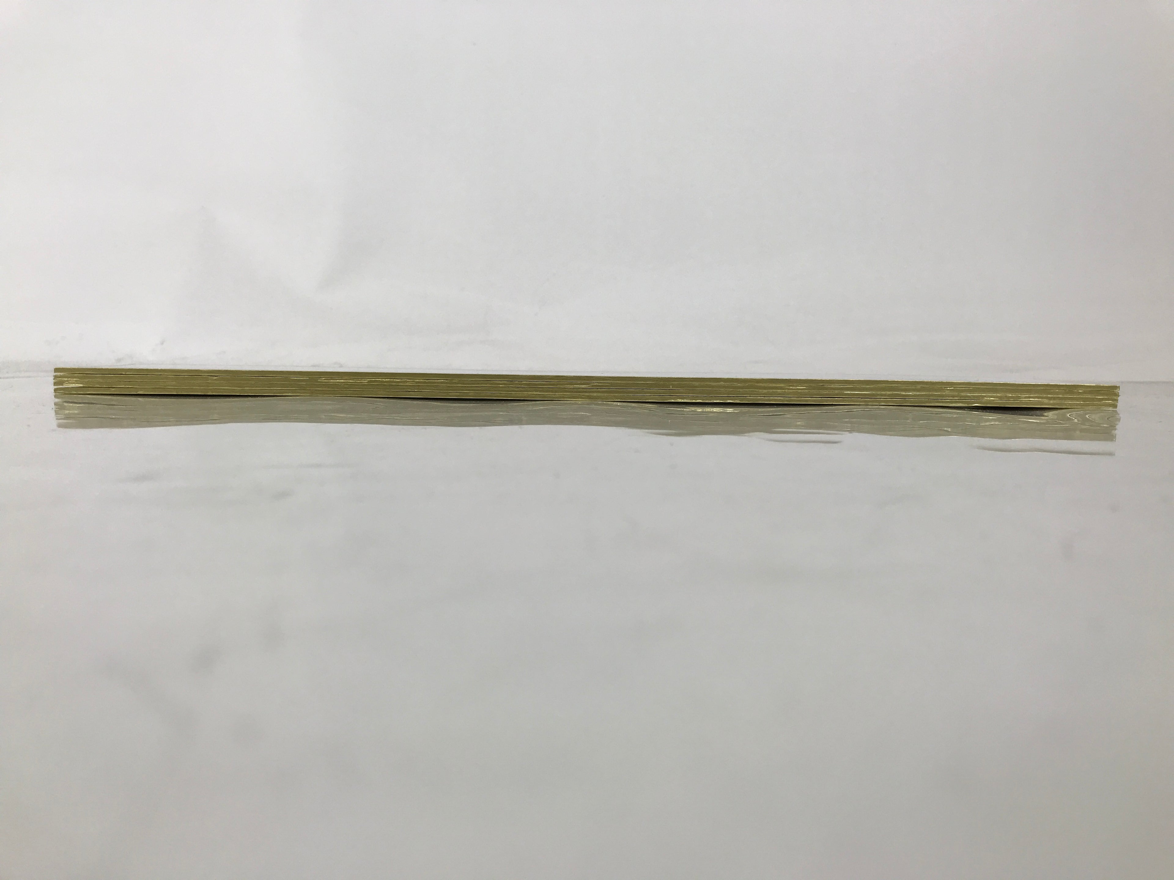 Japanese Blank Tanzaku Shikishi Art Board Set Vtg 4pcs White Gold Border A747