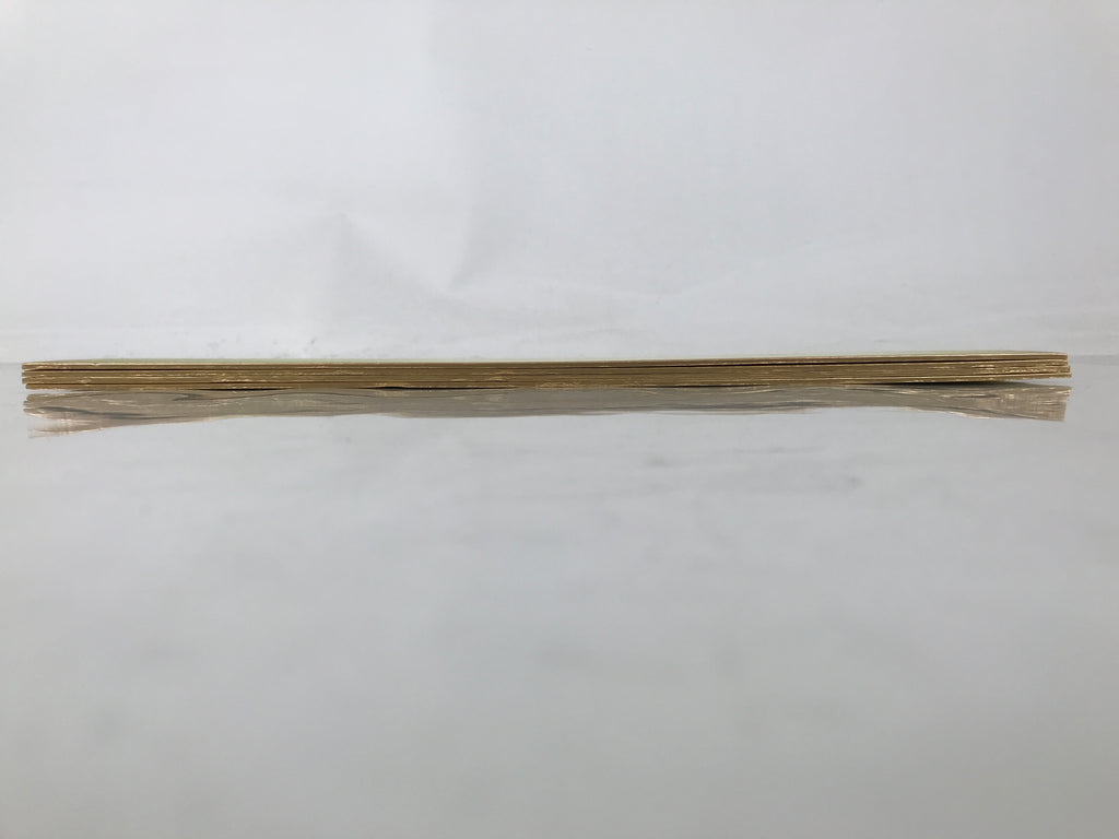 Japanese Blank Tanzaku Shikishi Art Board Set Vtg 4pcs Yellow Green Purple A742