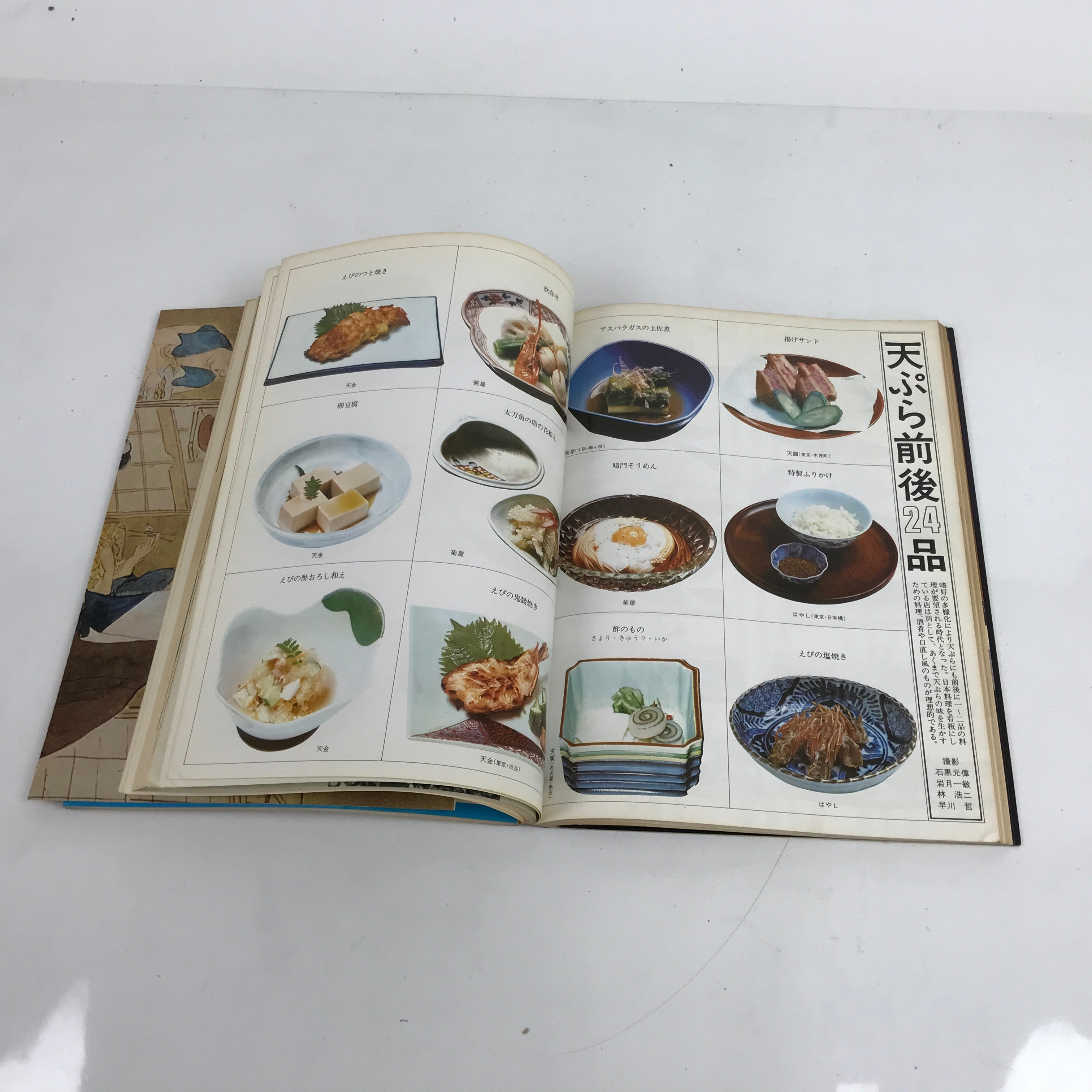 Japanese Book About Tempura Traditional Dish 1976 Vtg Mook Softcover HN13