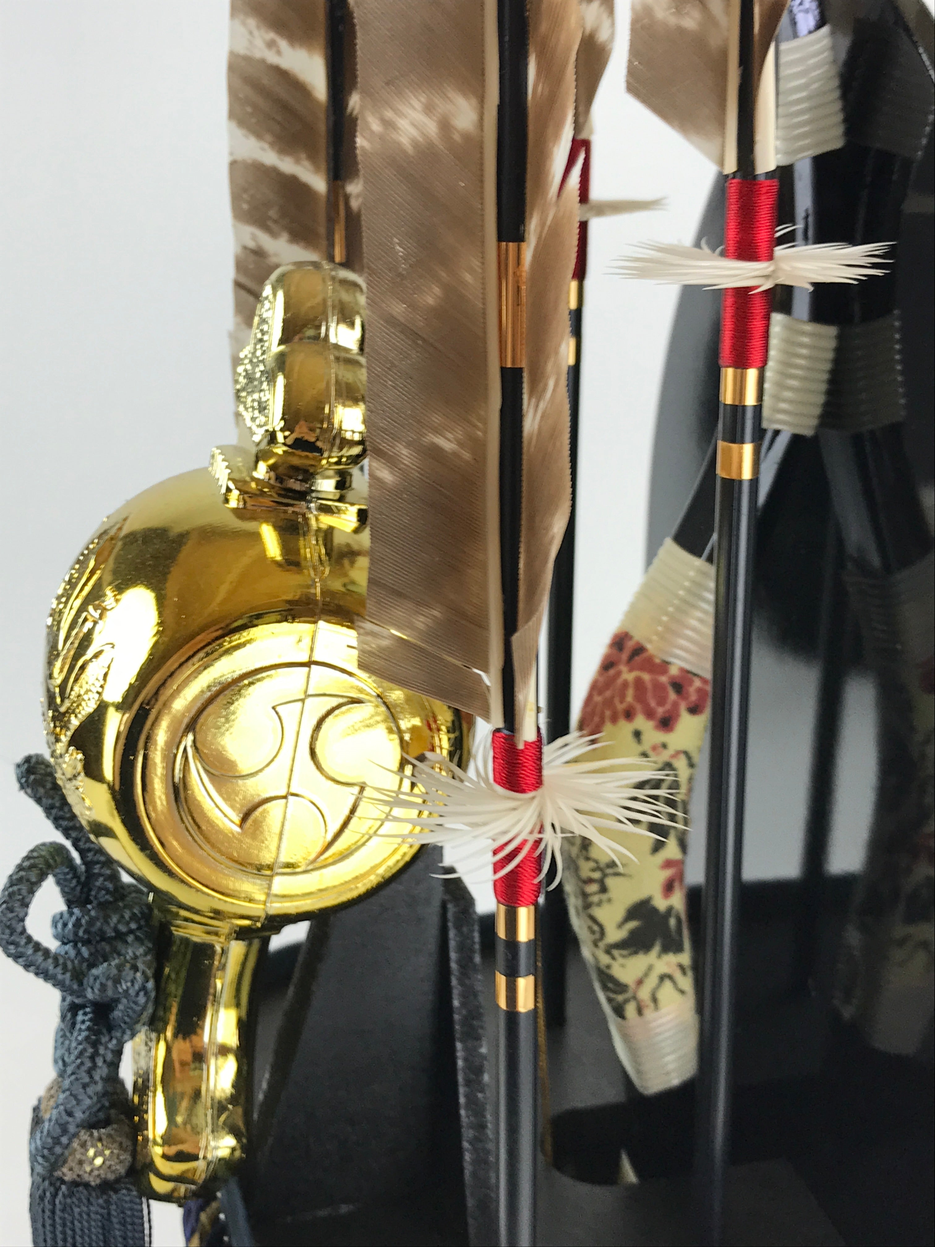 Japanese Bow Arrow And Gavel Display Stand Music Box Hamayumi New Year ID507