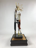 Japanese Bow Arrow Hamayumi Display Stand Music Box Vtg Boys Day New Year ID550