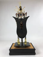 Japanese Bow Arrow Hamayumi Display Stand Music Box Vtg Boys Day New Year ID550