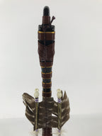 Japanese Bow Arrow Hamayumi Display Stand Vtg Boys Day New Year Wood ID654