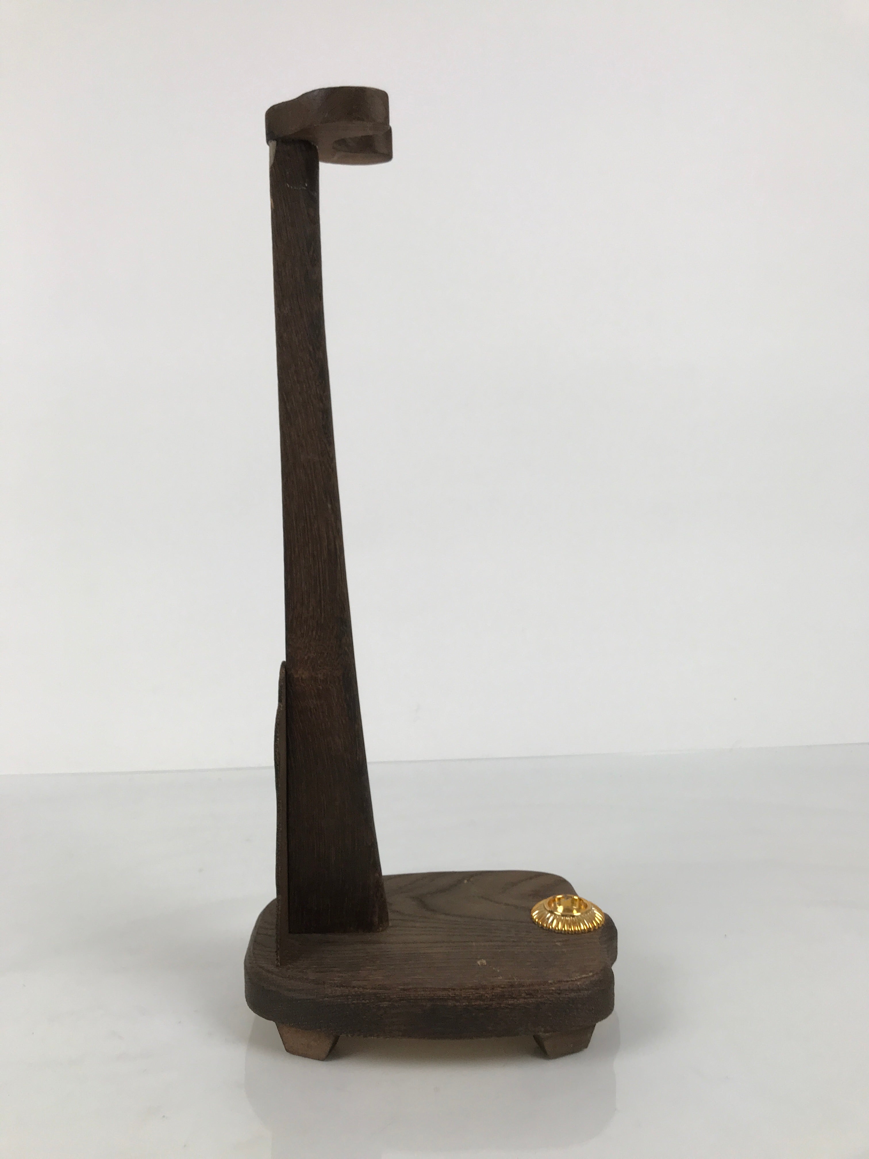 Japanese Bow Arrow Hamayumi Wooden Display Stand Vtg Boys Day New Year ID686