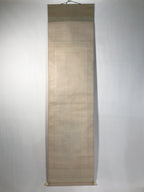 Japanese Boxed Hanging Scroll Kakejiku Vtg Men Boat River Mountains Color KJ138