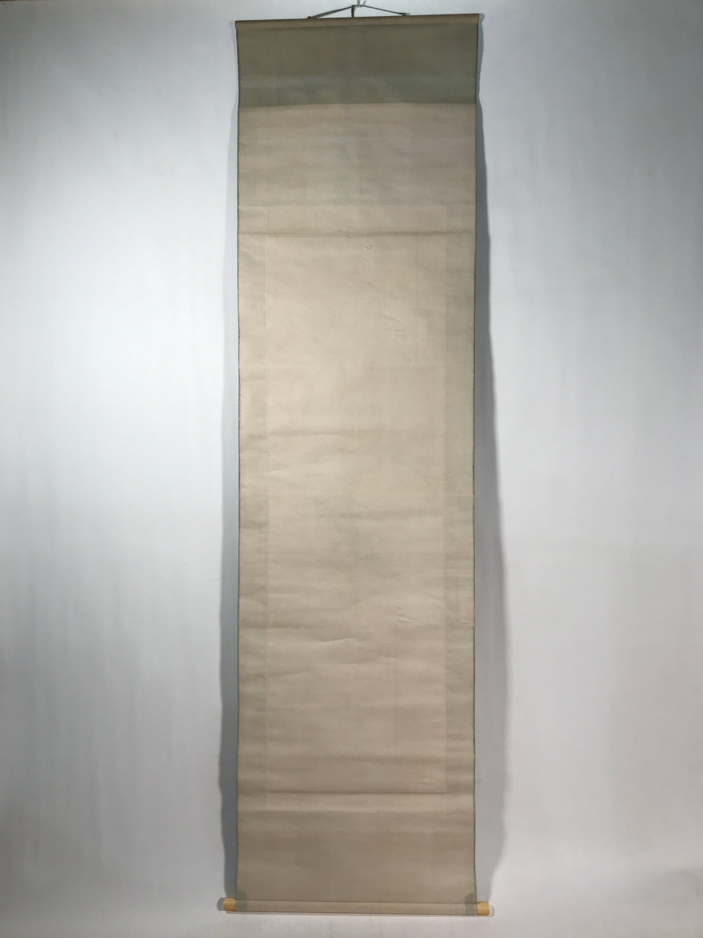 Japanese Boxed Hanging Scroll Kakejiku Vtg Owl Bird Tree Red Leaf Vine KJ136