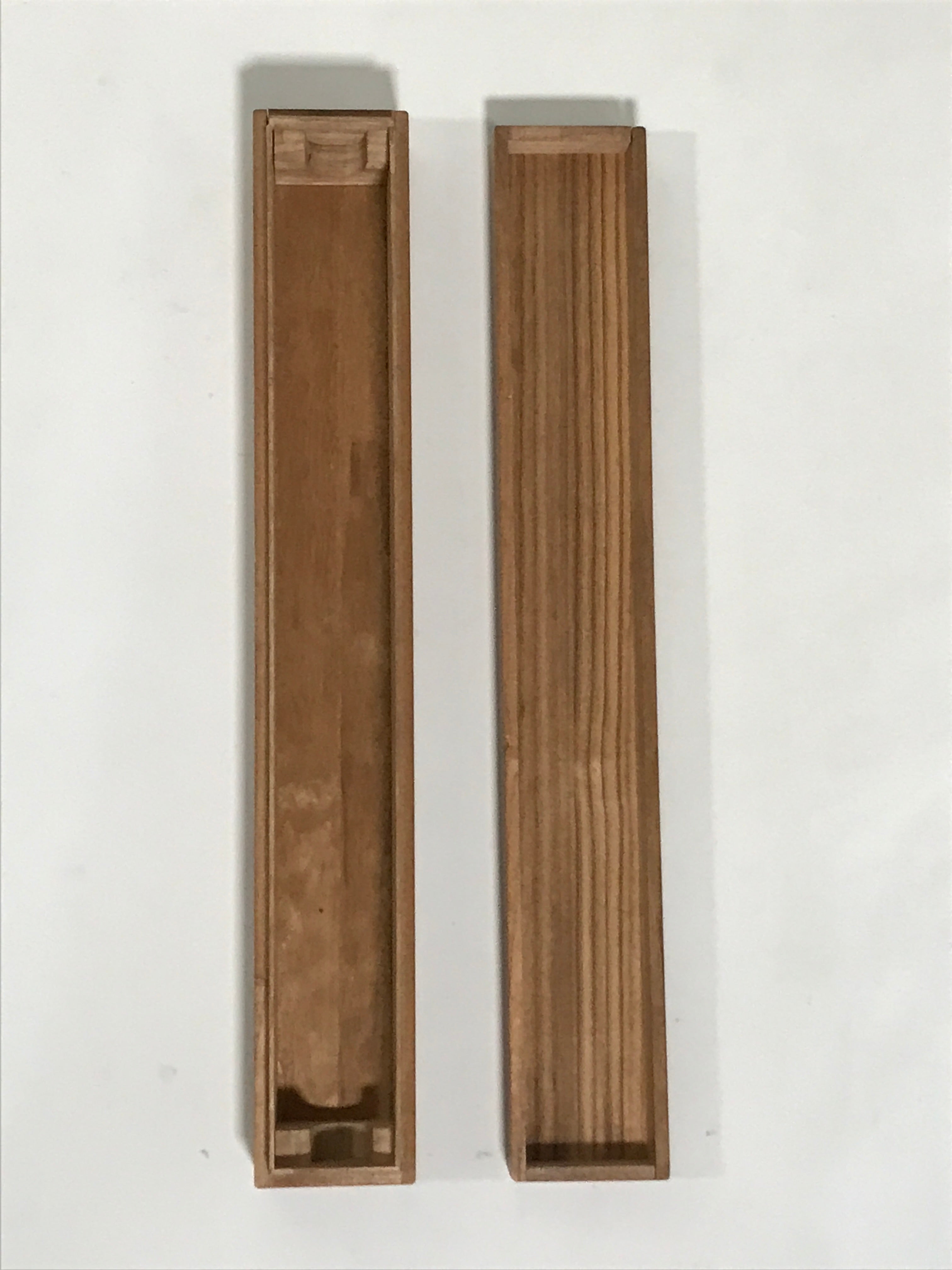 Japanese Boxed Hanging Scroll Kakejiku Vtg Philosophy Calligraphy Black KJ157