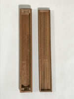 Japanese Boxed Hanging Scroll Kakejiku Vtg Philosophy Calligraphy Black KJ157