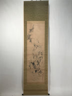 Japanese Boxed Hanging Scroll Kakejiku Vtg Sixteen Arhats Zen Buddhism KJ155