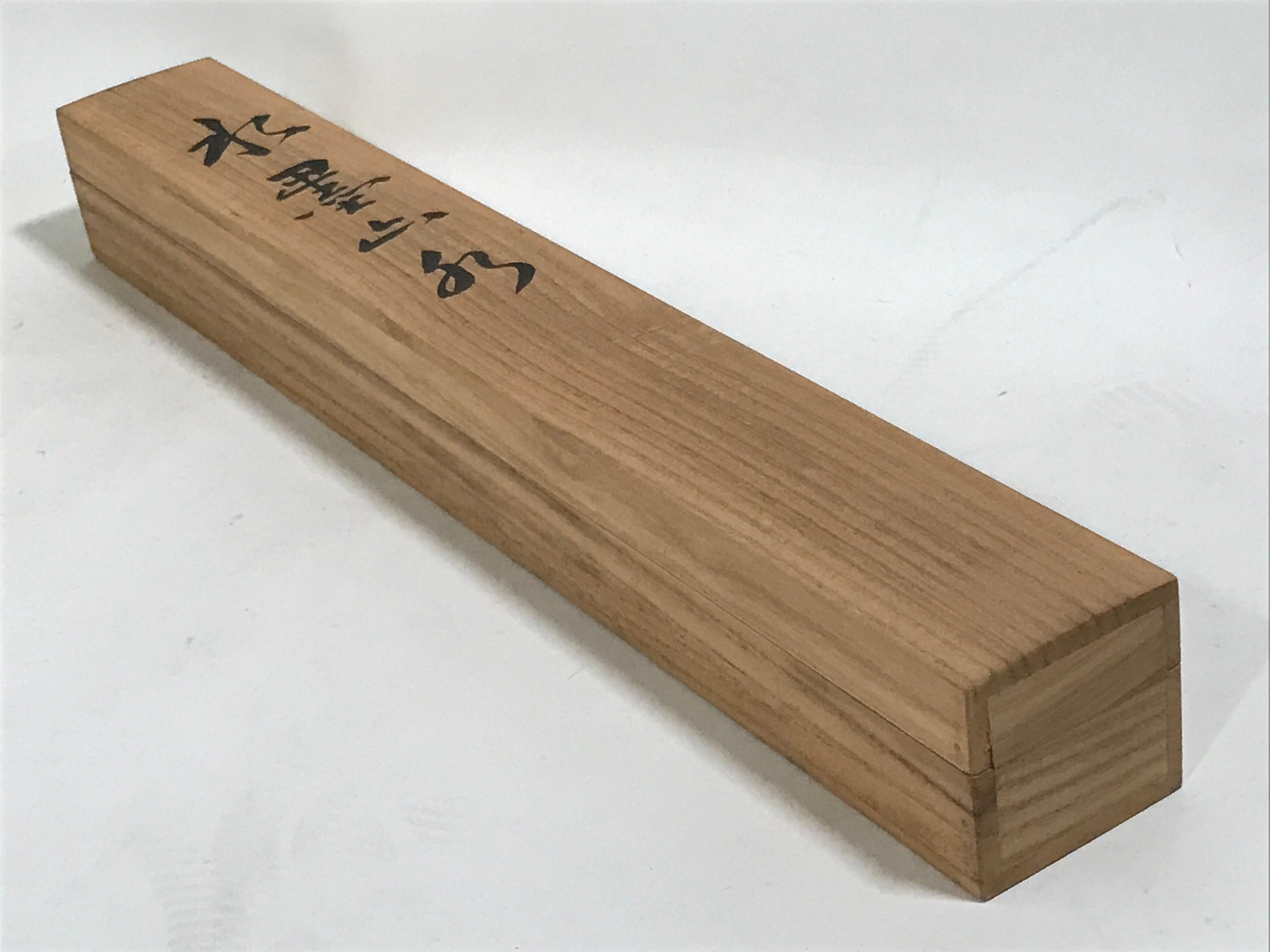 Japanese Boxed Hanging Scroll Kakejiku Vtg Waterfall Mountains Black White KJ141