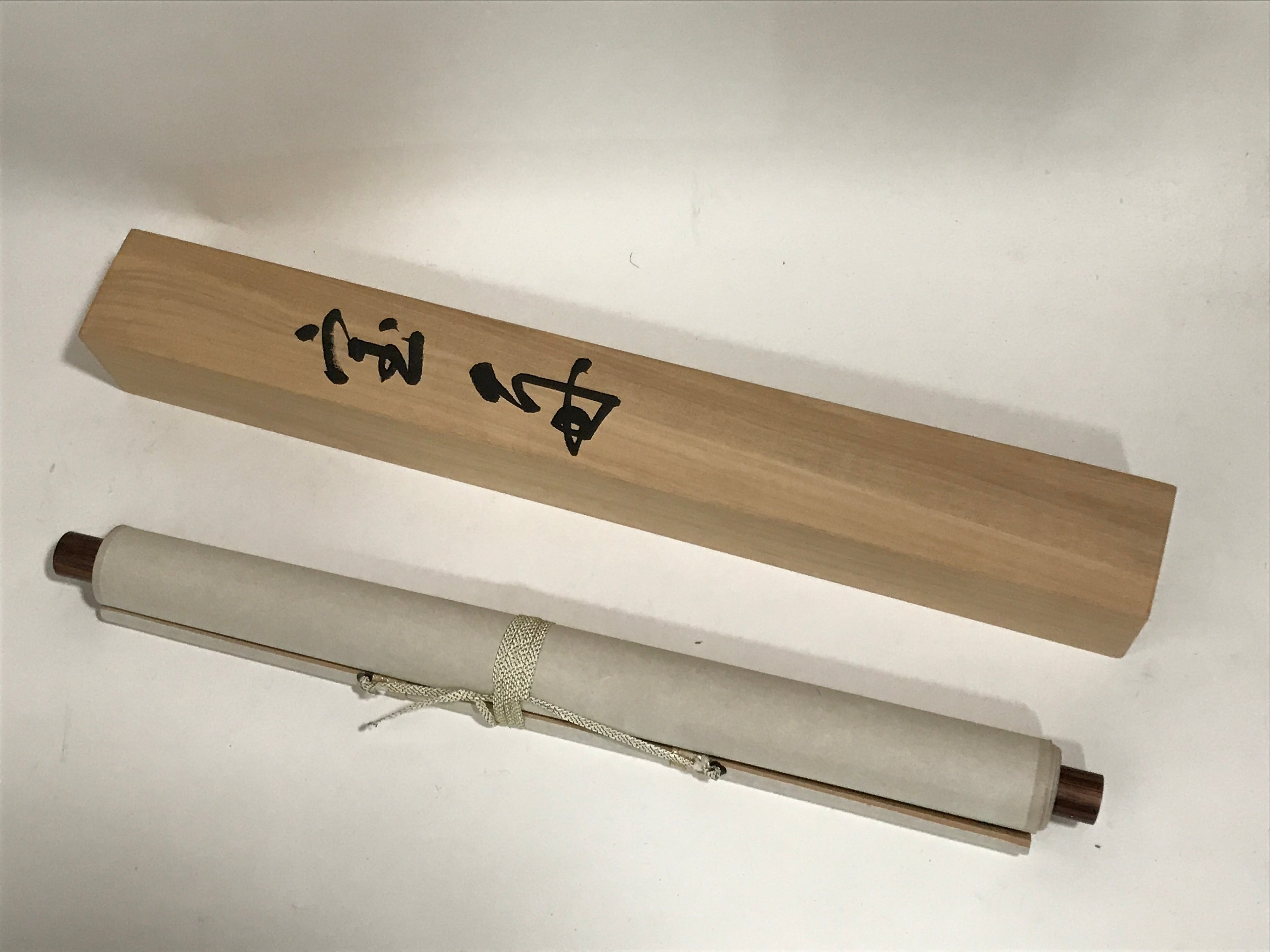 Japanese Boxed Hanging Scroll Vtg 7 Lucky Gods Takarabune Ship Kakejiku SC976
