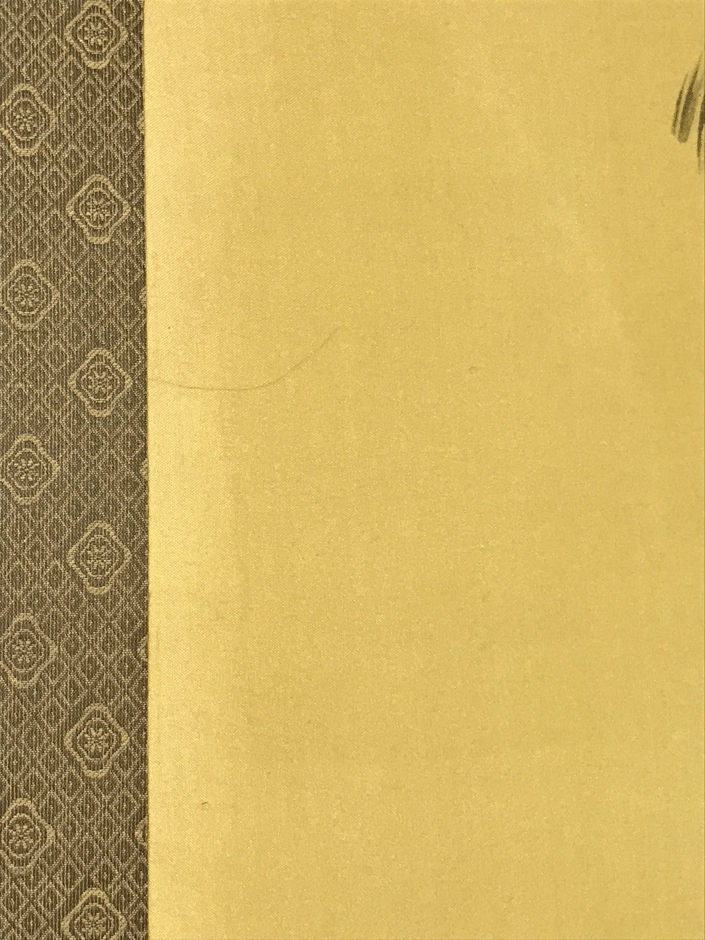 Japanese Boxed Hanging Scroll Vtg Bird Singing Old Tree Miyamoto Musashi KJ145