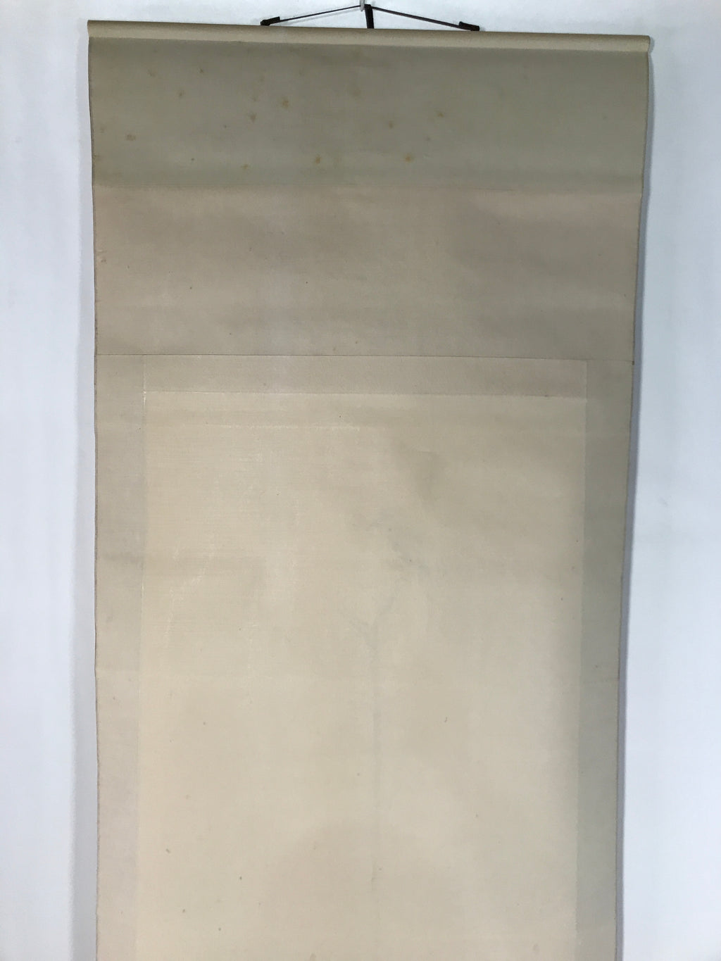 Japanese Boxed Hanging Scroll Vtg Bird Singing Old Tree Miyamoto Musashi KJ33