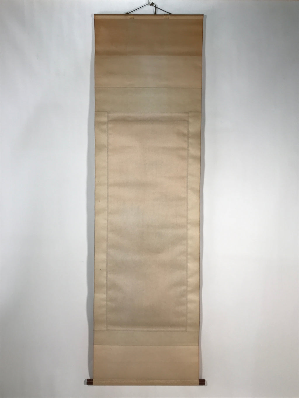Japanese Boxed Hanging Scroll Vtg Black White Ink Landscape Sansui Kakejiku KJ35