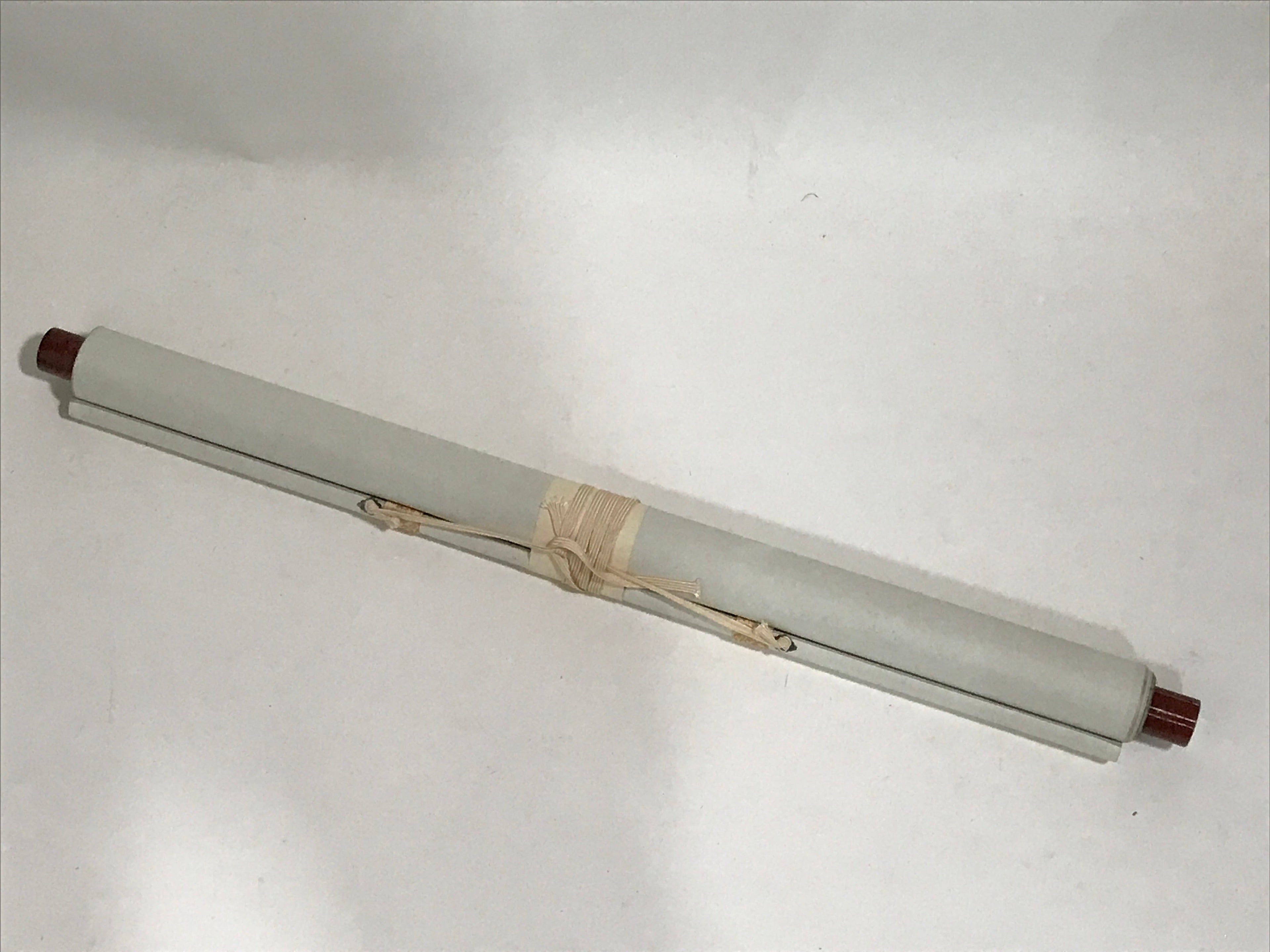 Japanese Boxed Hanging Scroll Vtg Crab Kani No Zu Monochrome Kakejiku SC981