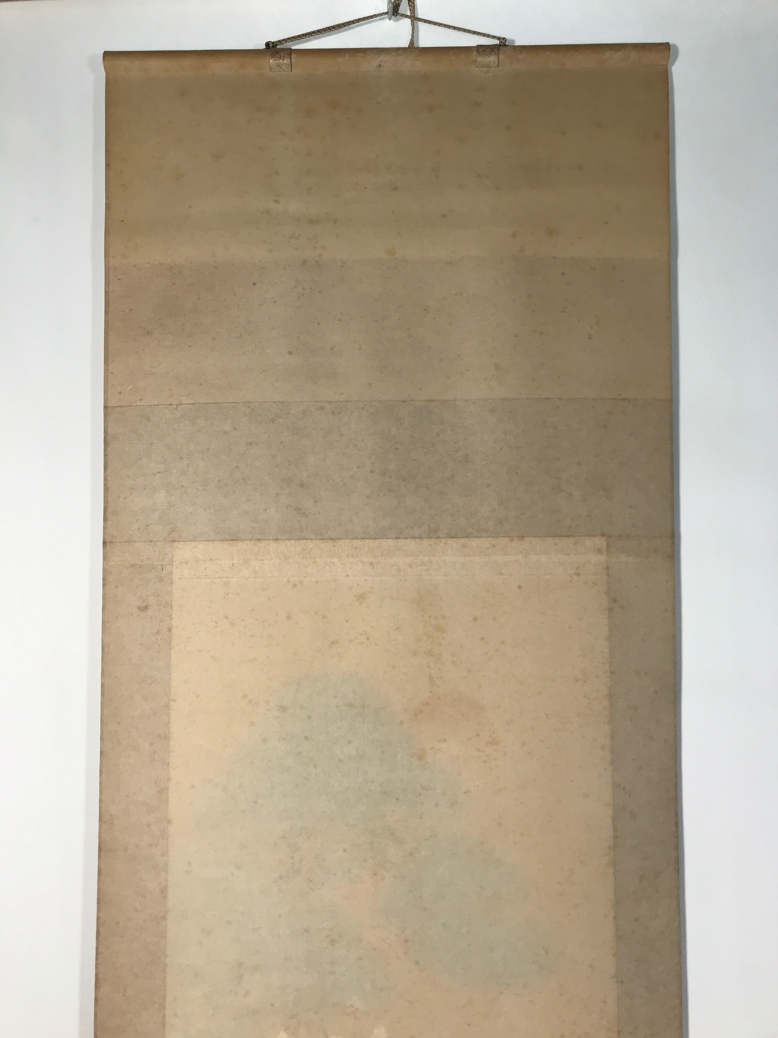 Japanese Boxed Hanging Scroll Vtg Kakejiku Cranes Pine Tree Plum Blossoms KJ150