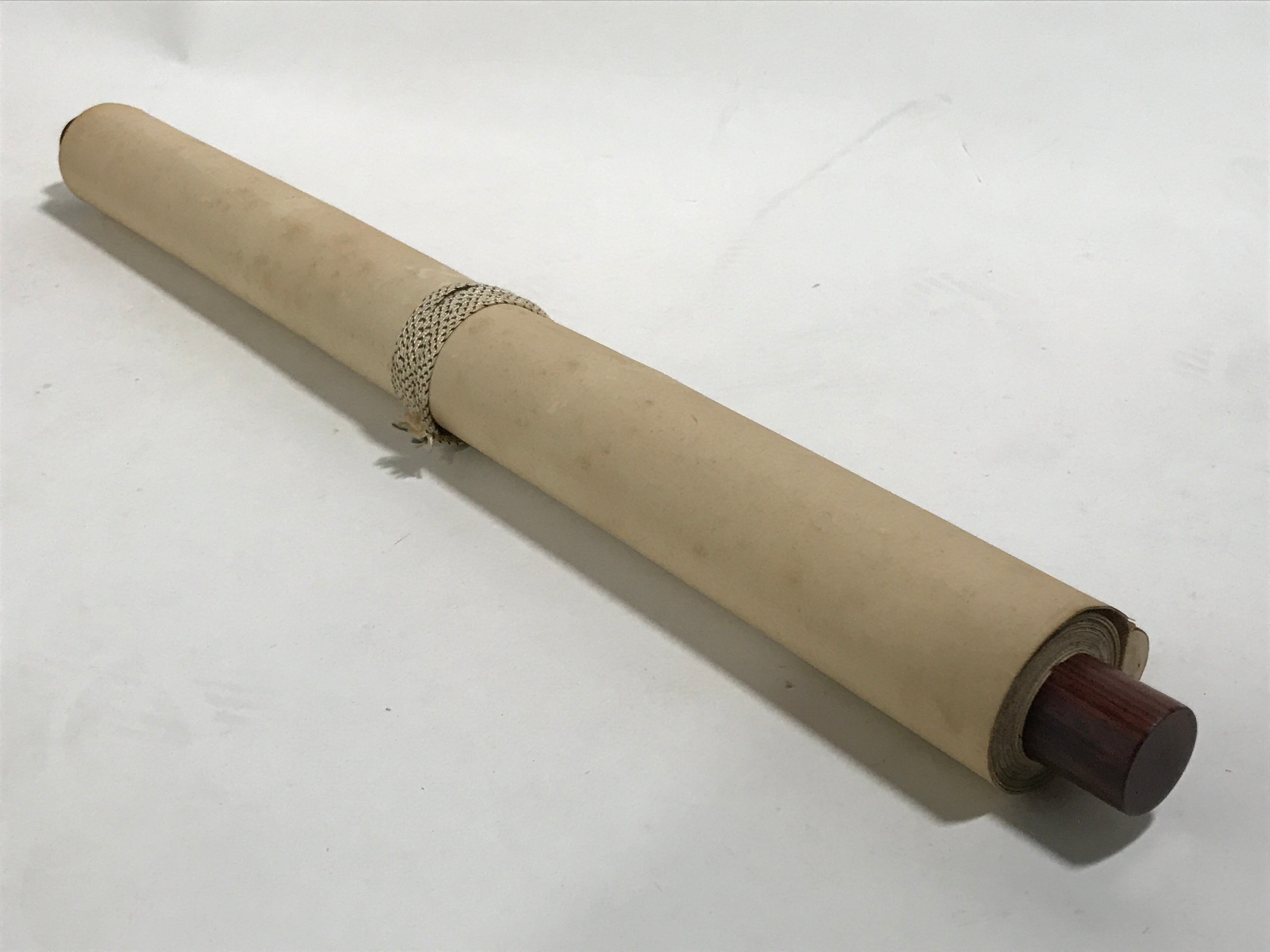 Japanese Boxed Hanging Scroll Vtg Kakejiku Cranes Pine Tree Plum Blossoms KJ150