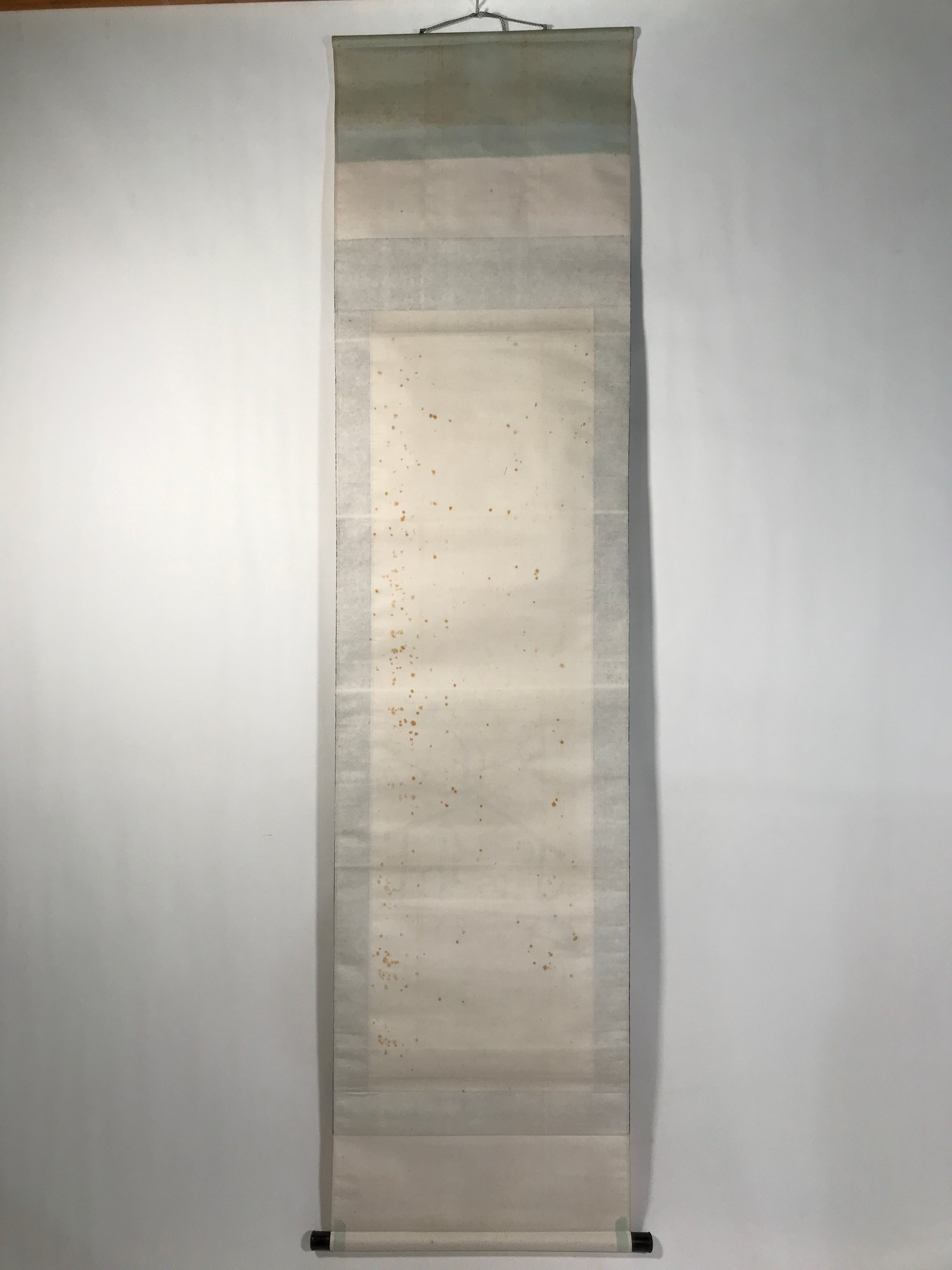 Japanese Boxed Hanging Scroll Vtg Kakejiku Horse Ema Plaque Plum Tree Pink KJ143