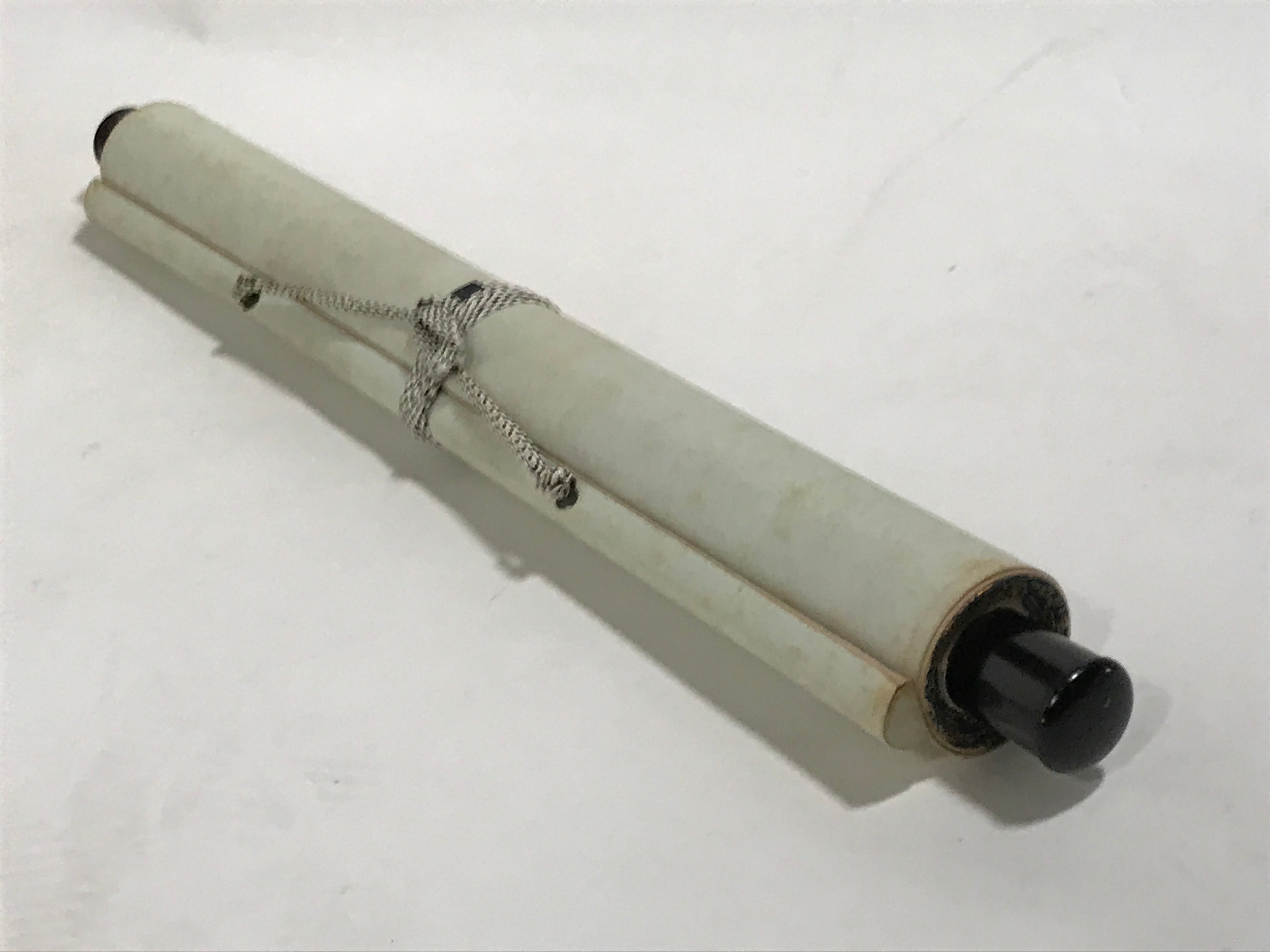 Japanese Boxed Hanging Scroll Vtg Kakejiku Horse Ema Plaque Plum Tree Pink KJ143