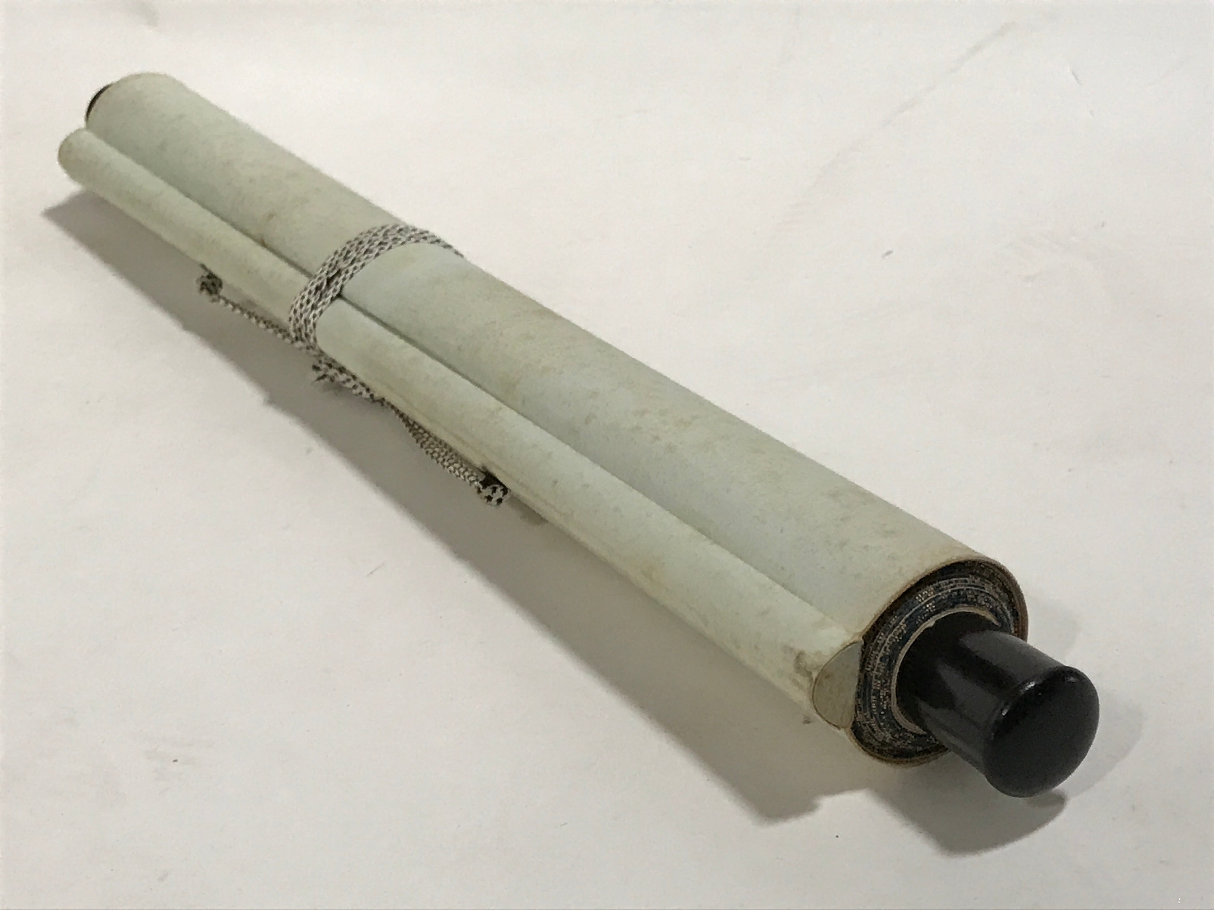 Japanese Boxed Hanging Scroll Vtg Kakejiku Horse Ema Plaque Plum Tree Pink KJ143