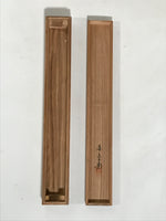 Japanese Boxed Hanging Scroll Vtg Kakejiku Standing Hina Dolls Portrait KJ159