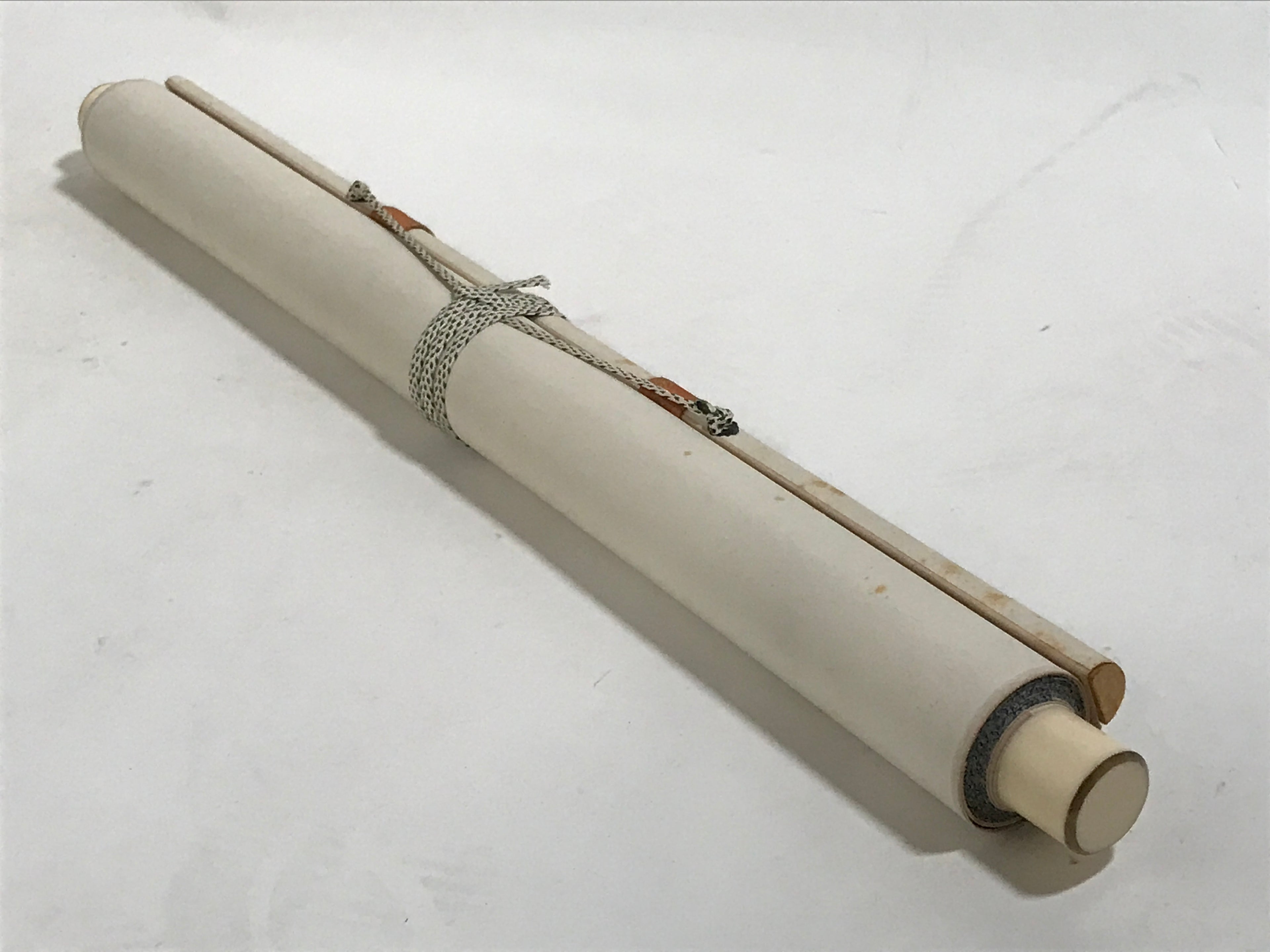 Japanese Boxed Hanging Scroll Vtg Kakejiku Sugawara No Michizane Portrait KJ144