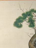 Japanese Boxed Hanging Scroll Vtg Kakejiku Sugawara No Michizane Portrait KJ144