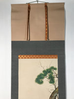 Japanese Boxed Hanging Scroll Vtg Kakejiku Sugawara No Michizane Portrait KJ144