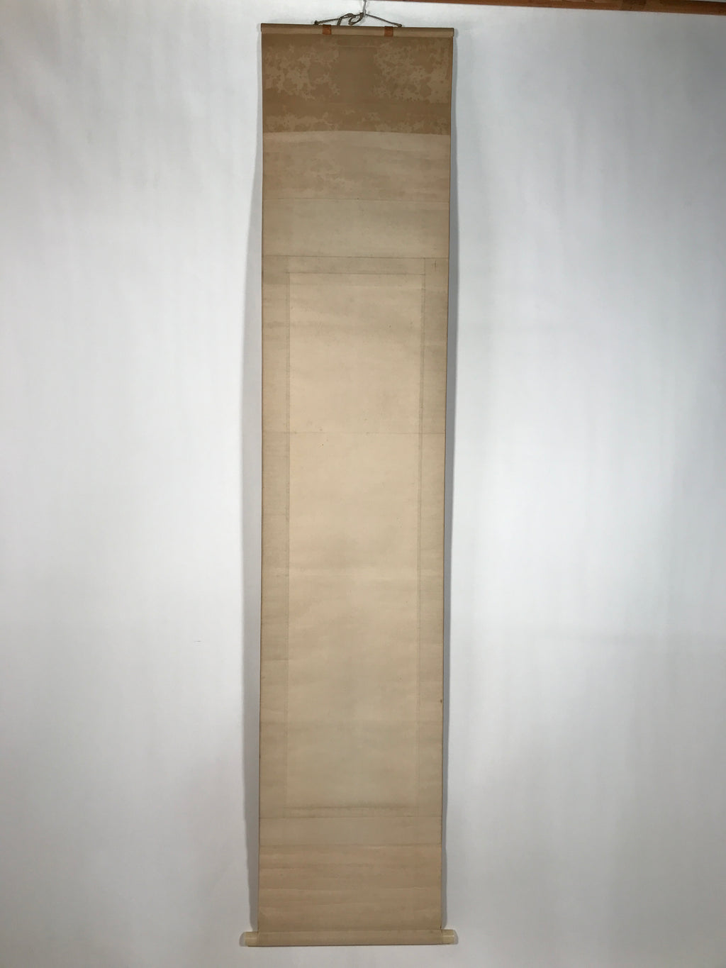 Japanese Boxed Hanging Scroll Vtg Morning Sun Calm Waves Kakejiku KJ31