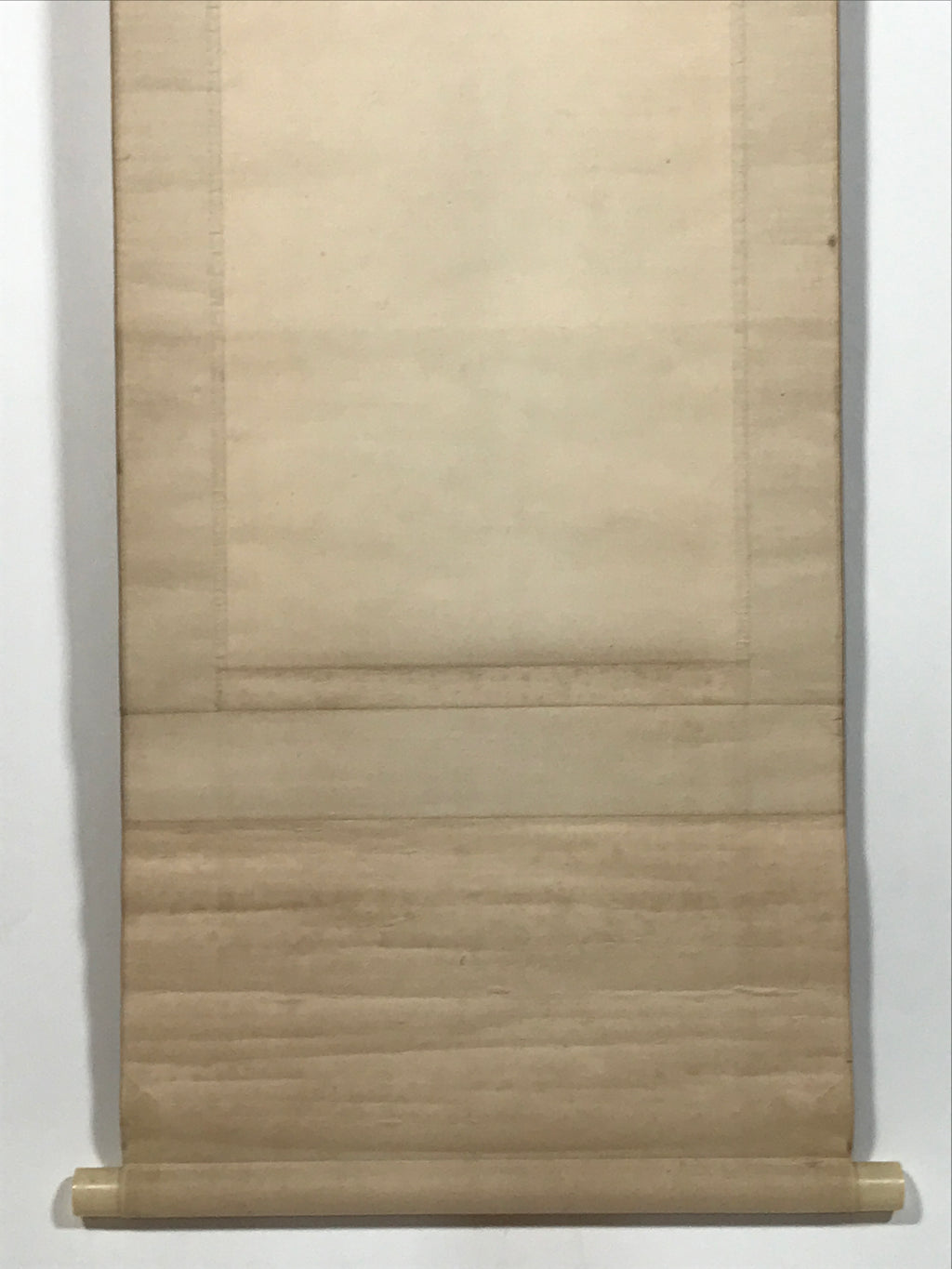Japanese Boxed Hanging Scroll Vtg Morning Sun Calm Waves Kakejiku KJ31