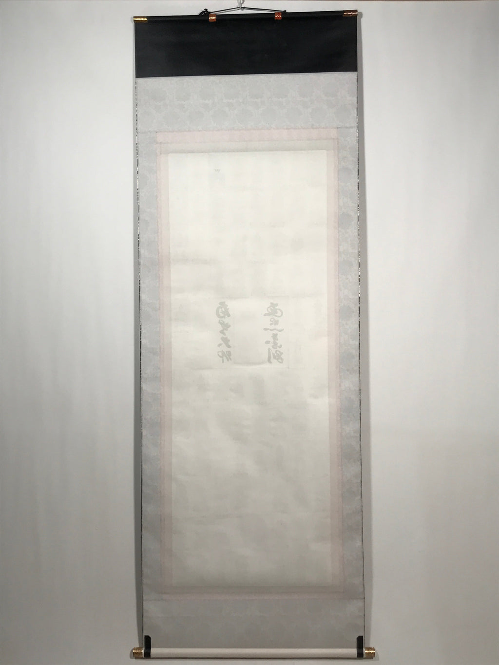Japanese Boxed Hanging Scroll Vtg Shikoku 88 Sacred Places Butsuzu SC970