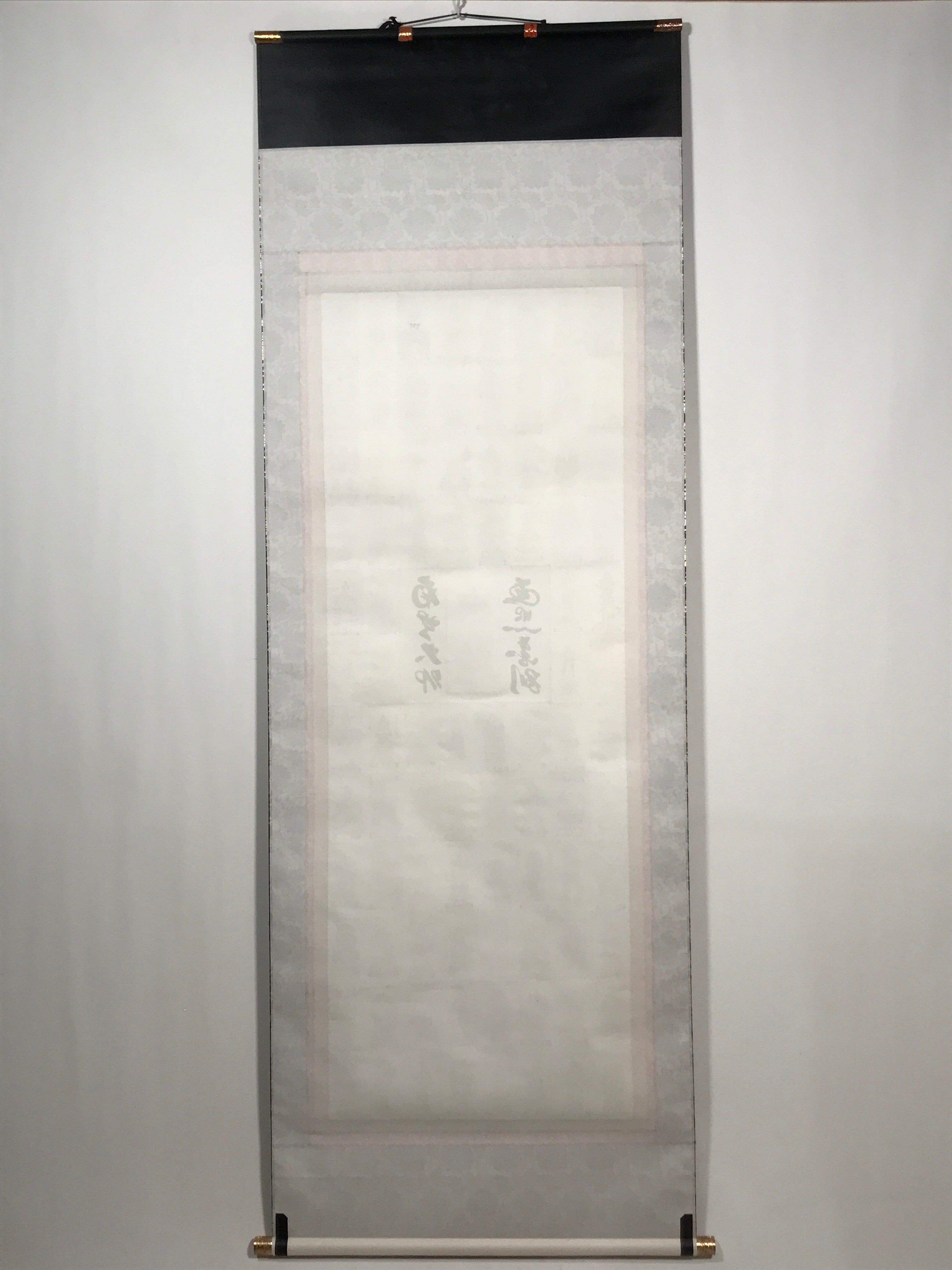 Japanese Boxed Hanging Scroll Vtg Shikoku 88 Sacred Places Butsuzu SC970