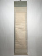 Japanese Boxed Hanging Scroll Vtg Standing Jizo Buddhist Kakejiku Chagake SC959