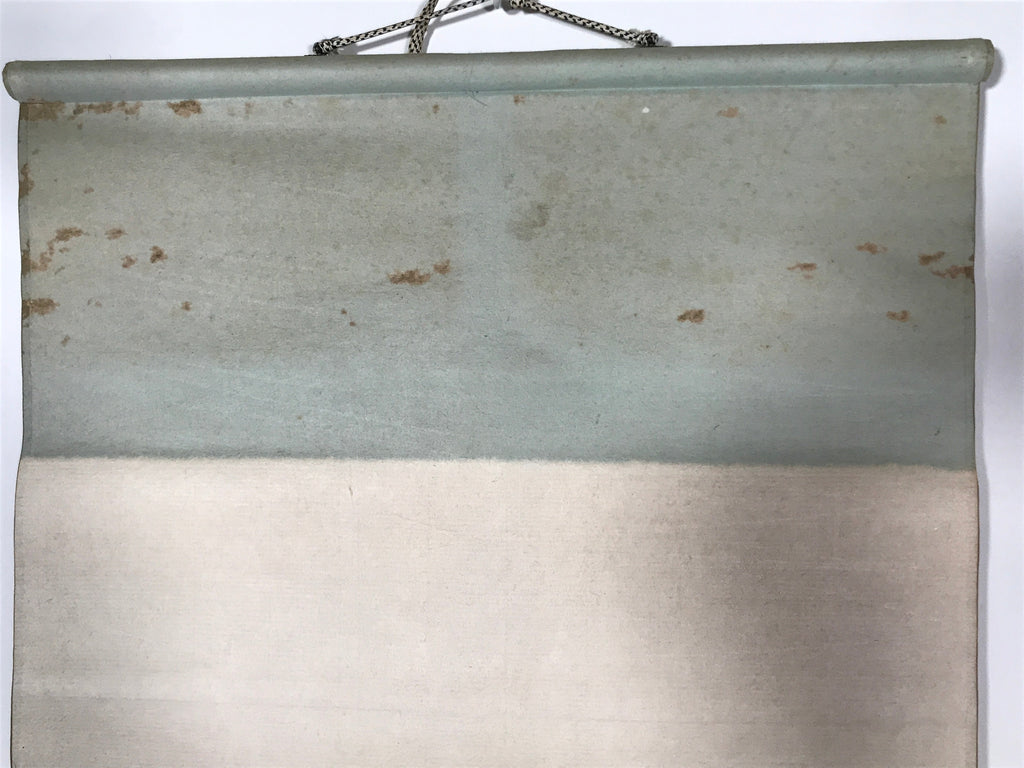 Japanese Boxed Hanging Scroll Vtg Standing Kannon Buddhist Kakejiku SC957