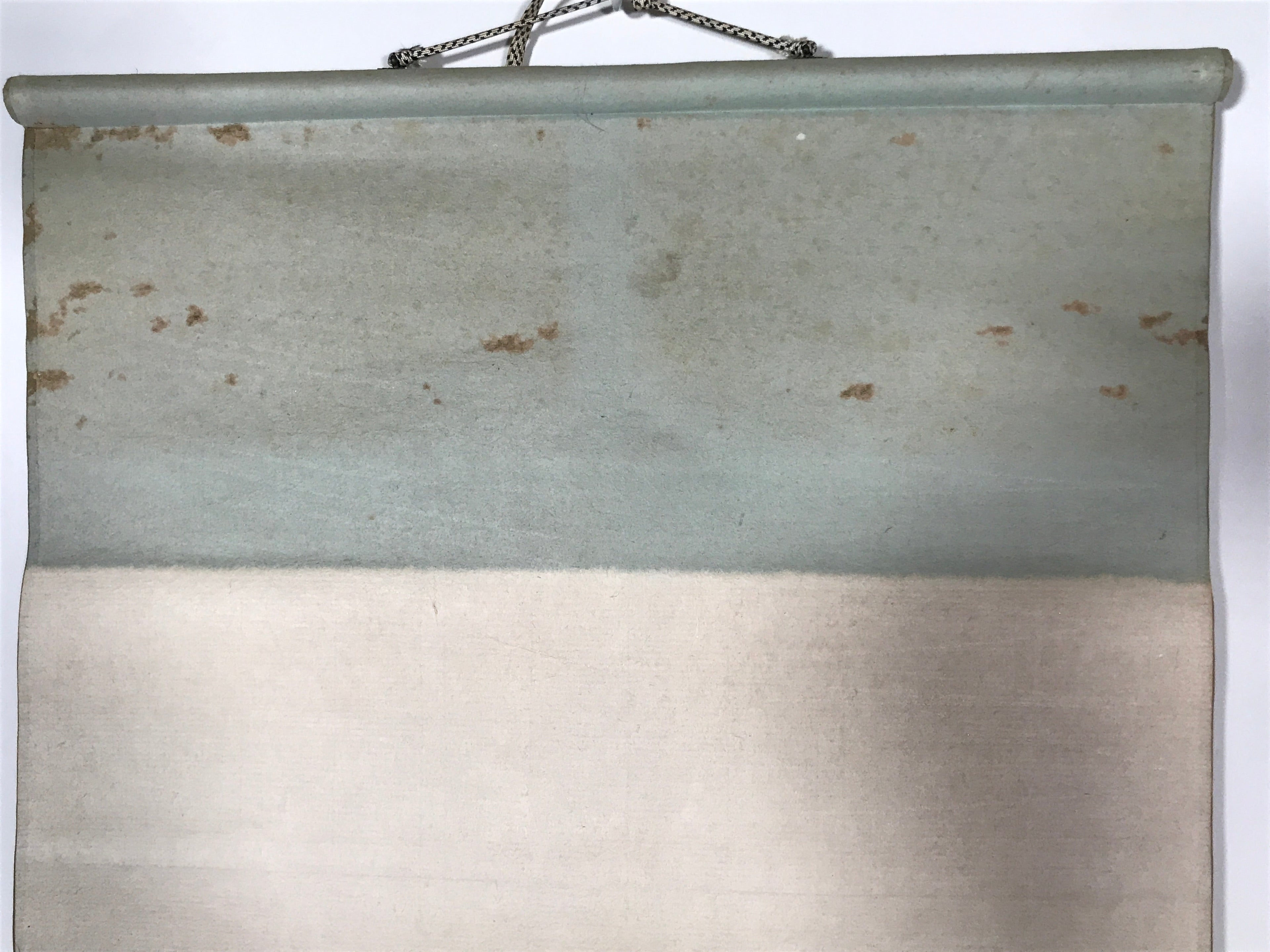 Japanese Boxed Hanging Scroll Vtg Standing Kannon Buddhist Kakejiku SC957