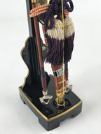 Japanese Boys' Day Bow Arrow And Sword Display Set Vtg Lacquer Stand Raden ID518