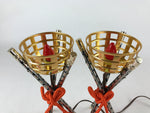 Japanese Boys' Day Display Kagaribi Lantern Pair Electric Bonfire Brazier ID540