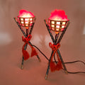 Japanese Boys' Day Display Kagaribi Lantern Pair Electric Bonfire Brazier ID540