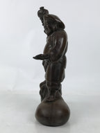 Japanese Bronze Daikokuten Statue 7 Lucky Gods Vtg Good Fortune Wealth ST62