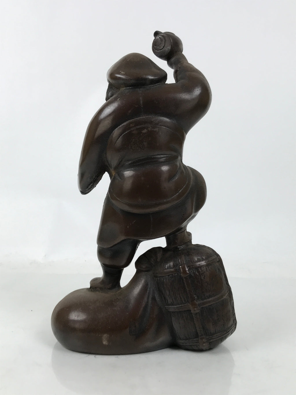 Japanese Bronze Daikokuten Statue 7 Lucky Gods Vtg Good Fortune Wealth ST62