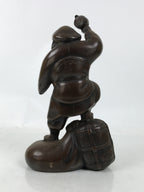 Japanese Bronze Daikokuten Statue 7 Lucky Gods Vtg Good Fortune Wealth ST62