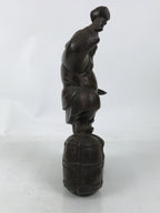 Japanese Bronze Daikokuten Statue 7 Lucky Gods Vtg Good Fortune Wealth ST62