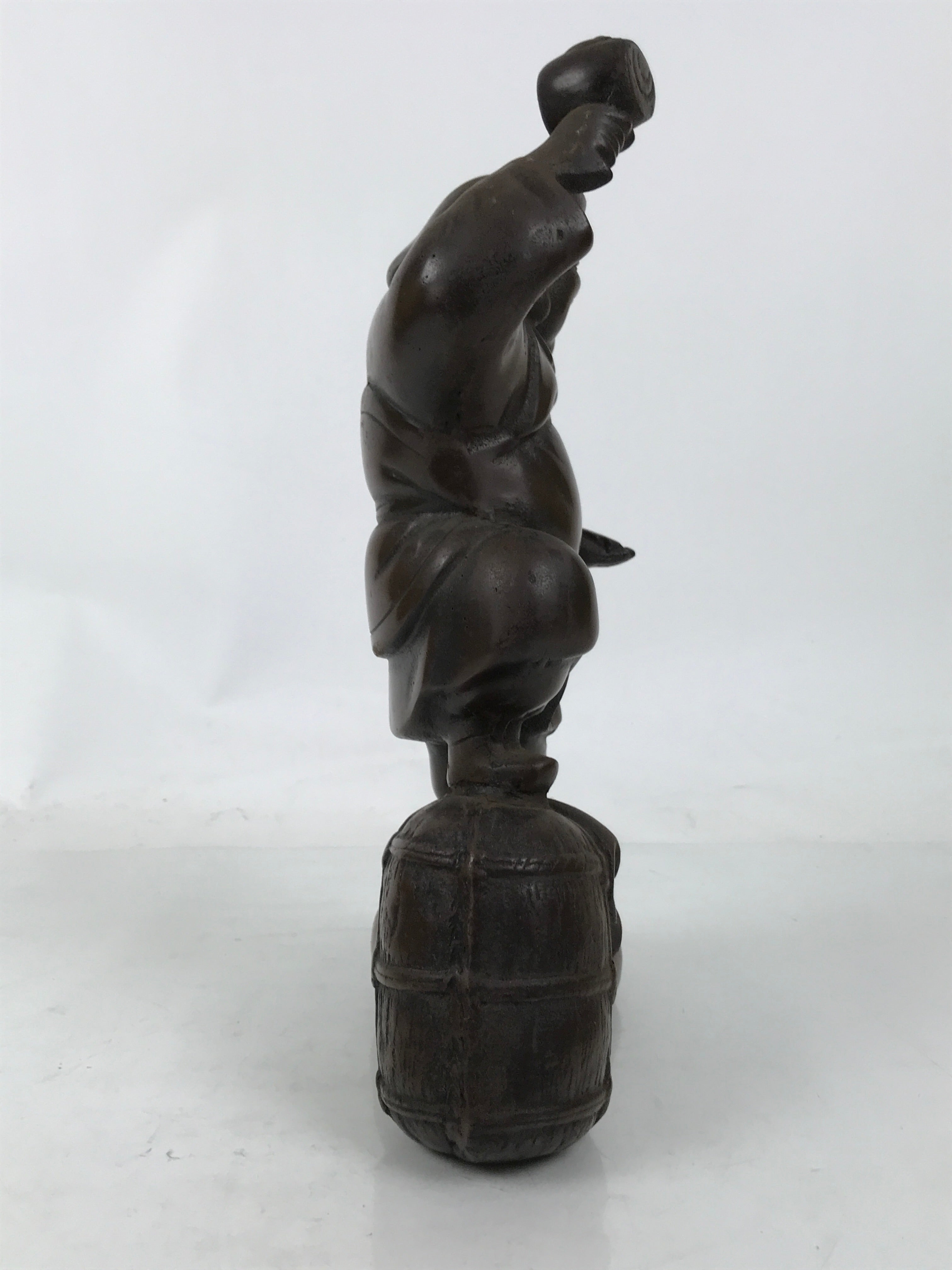 Japanese Bronze Daikokuten Statue 7 Lucky Gods Vtg Good Fortune Wealth ST62