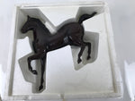 Japanese Bronze Horse Statue Vtg Large Zodiac Uma Animal Okimono Brown ST15