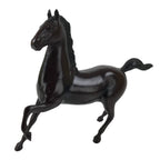 Japanese Bronze Horse Statue Vtg Large Zodiac Uma Animal Okimono Brown ST15
