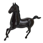 Japanese Bronze Horse Statue Vtg Large Zodiac Uma Animal Okimono Brown ST15